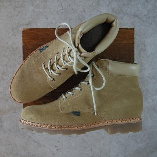 未使用★パラブーツ SIZE 7.5【定価￥70,400-★(仏)ARPENTEUR別注/BERGERAC】ベルジュラック/スエード/薄茶/メンズ/Paraboot★h228