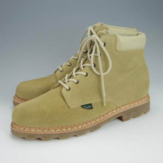 未使用★パラブーツ SIZE 7.5【定価￥70,400-★(仏)ARPENTEUR別注/BERGERAC】ベルジュラック/スエード/薄茶/メンズ/Paraboot★h228