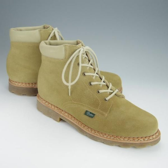 未使用★パラブーツ SIZE 7.5【定価￥70,400-★(仏)ARPENTEUR別注/BERGERAC】ベルジュラック/スエード/薄茶/メンズ/Paraboot★h228