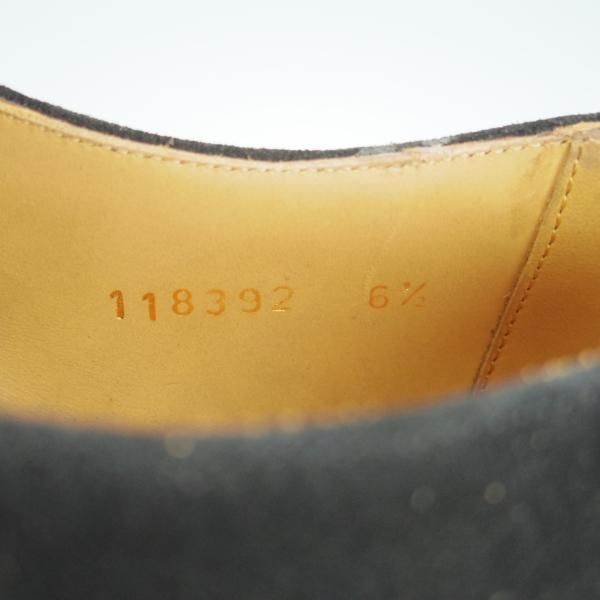 ほぼ試着程度★(スペイン製)MEERMIN/メルミン SIZE 6.5【グッドイヤーウェルテッド製法★ダブルモンク/118392】スエード/黒/メンズ★h230