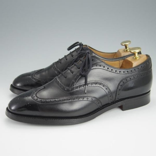 極上★チャーチ 70G/UK7【現行定価￥136,400-★73ラスト/CHETWYND/チェットウィンド】4都市ロゴ過渡期/フルブローグ/黒/Church's★h231