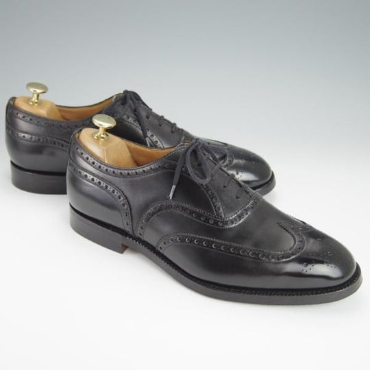 極上★チャーチ 70G/UK7【現行定価￥136,400-★73ラスト/CHETWYND/チェットウィンド】4都市ロゴ過渡期/フルブローグ/黒/Church's★h231