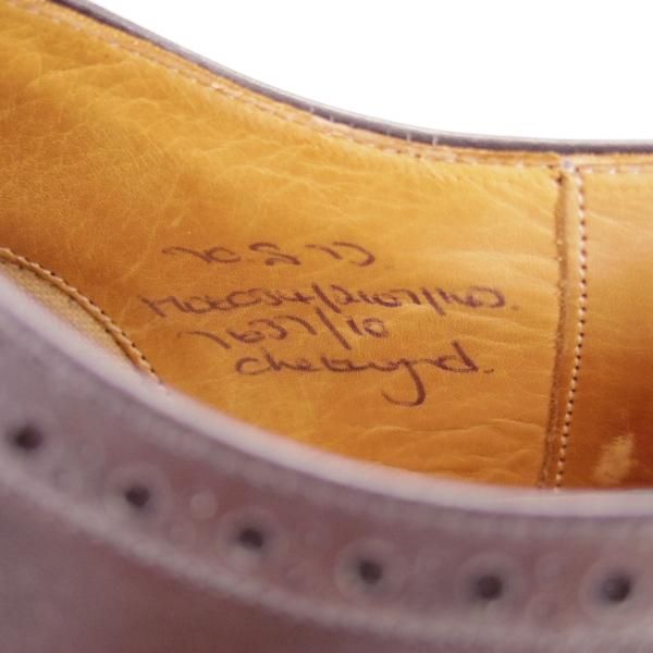 極上★チャーチ 70G/UK7【現行定価￥136,400-★73ラスト/CHETWYND/チェットウィンド】4都市ロゴ過渡期/フルブローグ/黒/Church's★h231