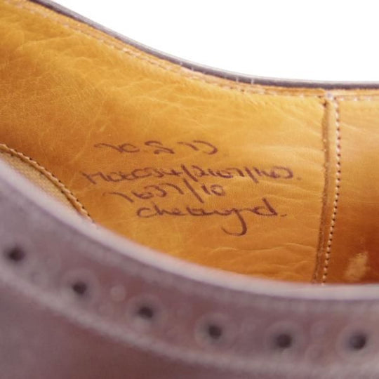 極上★チャーチ 70G/UK7【現行定価￥136,400-★73ラスト/CHETWYND/チェットウィンド】4都市ロゴ過渡期/フルブローグ/黒/Church's★h231