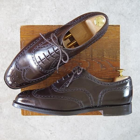 極上★チャーチ 85G/UK8.5【定価￥136,400-★チェットウィンド/CHETWYND】173ラスト/フルブローグ/カーフ/濃茶/メンズ/Church's★h232