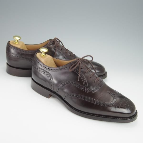 極上★チャーチ 85G/UK8.5【定価￥136,400-★チェットウィンド/CHETWYND】173ラスト/フルブローグ/カーフ/濃茶/メンズ/Church's★h232