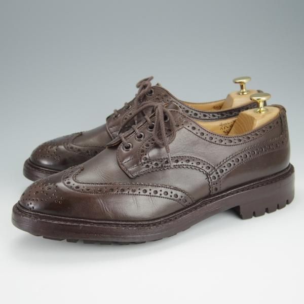 極上★トリッカーズ SIZE 8.5【現行定価￥90,200-★BOURTON/バートン】M5633/コマンドソール/濃茶/カントリーシューズ/短靴/Tricker's★h233