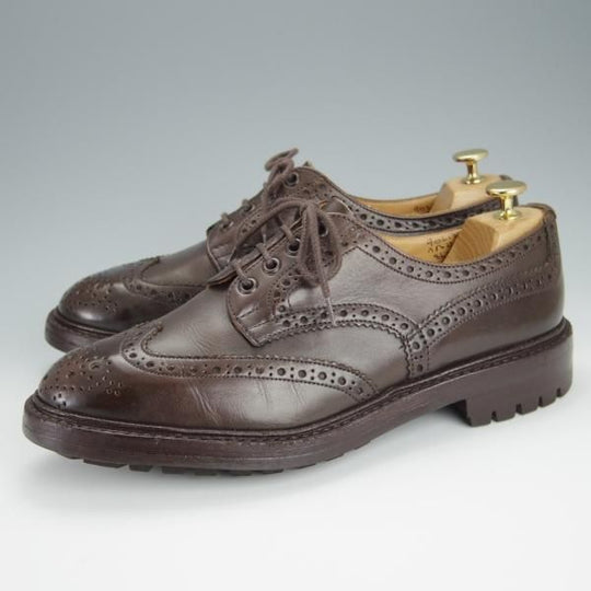 極上★トリッカーズ SIZE 8.5【現行定価￥90,200-★BOURTON/バートン】M5633/コマンドソール/濃茶/カントリーシューズ/短靴/Tricker's★h233