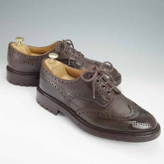 極上★トリッカーズ SIZE 8.5【現行定価￥90,200-★BOURTON/バートン】M5633/コマンドソール/濃茶/カントリーシューズ/短靴/Tricker's★h233