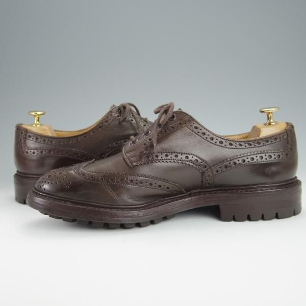 極上★トリッカーズ SIZE 8.5【現行定価￥90,200-★BOURTON/バートン】M5633/コマンドソール/濃茶/カントリーシューズ/短靴/Tricker's★h233