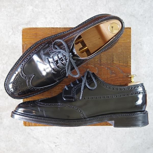 極上★チャーチ 90F/UK9【定価￥137,500-★グラフトン/GRAFTON】173ラスト/ポリッシュドバインダーカーフ/フルブローグ/Church's★h234