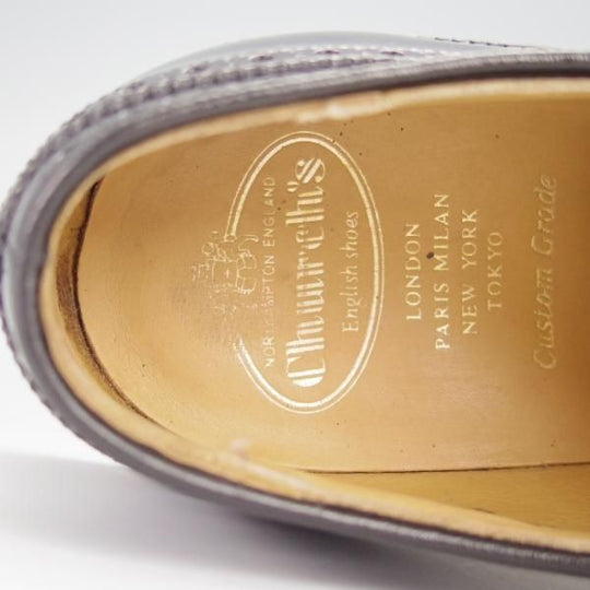 極上★チャーチ 90F/UK9【定価￥137,500-★グラフトン/GRAFTON】173ラスト/ポリッシュドバインダーカーフ/フルブローグ/Church's★h234