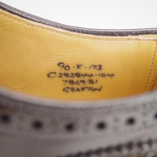 極上★チャーチ 90F/UK9【定価￥137,500-★グラフトン/GRAFTON】173ラスト/ポリッシュドバインダーカーフ/フルブローグ/Church's★h234