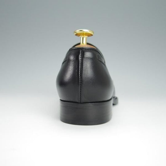未使用★(伊)エルメネジルド・ゼニア(レディース) SIZE 37【★タッセルローファー】カーフ/黒/Ermenegildo Zegna★h235