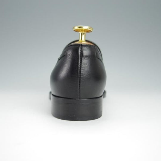 未使用★(伊)エルメネジルド・ゼニア(レディース) SIZE 37【★タッセルローファー】カーフ/黒/Ermenegildo Zegna★h235