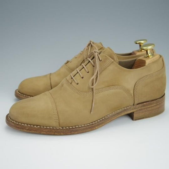 美品★(仏)サルトル(レディース) SIZE 36【定価￥85,320-★ブラックラピド製法/ストレートチップ】ヌバック/薄茶/SARTORE★h237