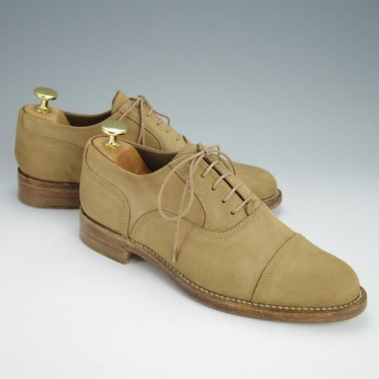 美品★(仏)サルトル(レディース) SIZE 36【定価￥85,320-★ブラックラピド製法/ストレートチップ】ヌバック/薄茶/SARTORE★h237