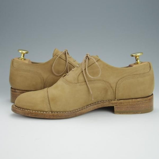 美品★(仏)サルトル(レディース) SIZE 36【定価￥85,320-★ブラックラピド製法/ストレートチップ】ヌバック/薄茶/SARTORE★h237