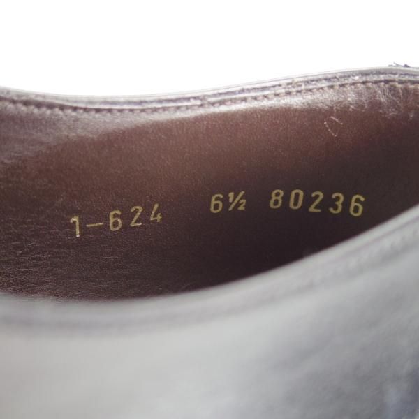 美品★(スペイン製)CARMINA/カルミナ SIZE 6.5【モデル定価￥72,600-★MEERMIN別注/80236】SIMPSOMラスト/ストレートチップ/黒★h238