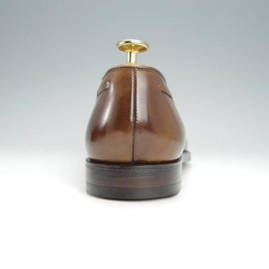 美品★クロケット&ジョーンズ 6E【定価￥86,900-★CAVENDISH 3/キャベンディッシュ3】タッセルローファー/茶/Crockett&Jones★h248