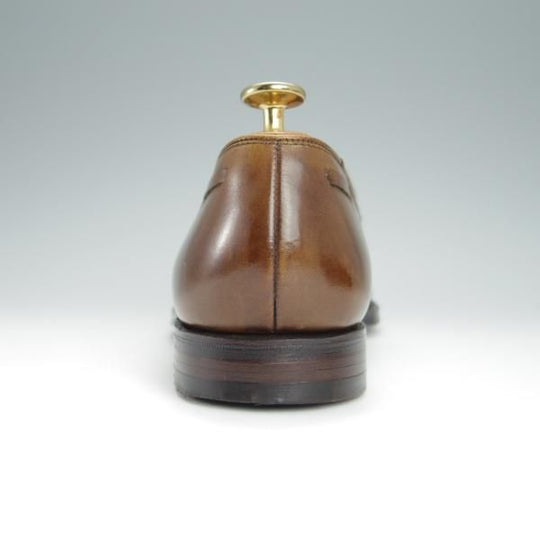 美品★クロケット&ジョーンズ 6E【定価￥86,900-★CAVENDISH 3/キャベンディッシュ3】タッセルローファー/茶/Crockett&Jones★h248