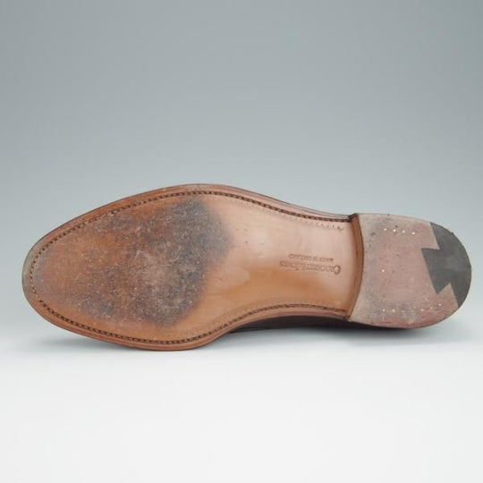 美品★クロケット&ジョーンズ 6E【定価￥86,900-★CAVENDISH 3/キャベンディッシュ3】タッセルローファー/茶/Crockett&Jones★h248