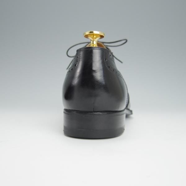 未使用★(伊)エンツォ・ボナフェ SIZE 7【ハンドソーンウェルテッド製法★MAGNUM別注/フルブローグ】カーフ/黒/メンズ/Enzo Bonafe★h249