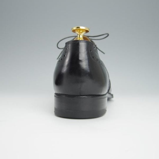 未使用★(伊)エンツォ・ボナフェ SIZE 7【ハンドソーンウェルテッド製法★MAGNUM別注/フルブローグ】カーフ/黒/メンズ/Enzo Bonafe★h249