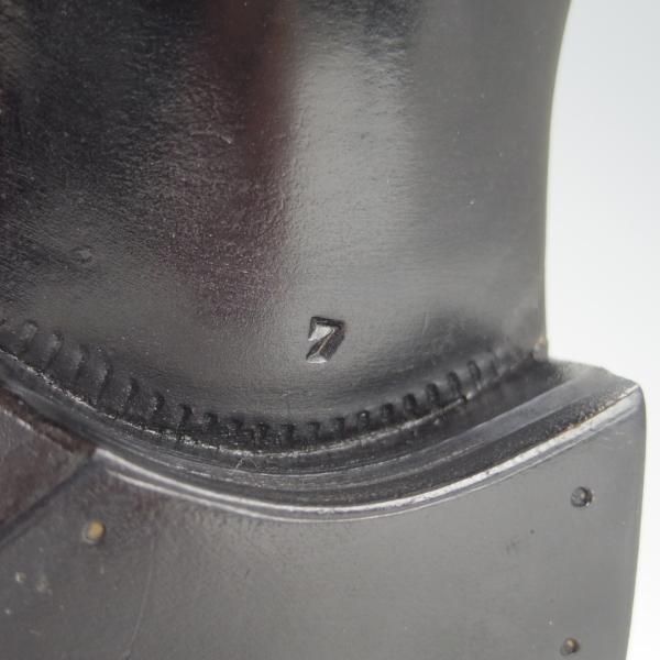 未使用★(伊)エンツォ・ボナフェ SIZE 7【ハンドソーンウェルテッド製法★MAGNUM別注/フルブローグ】カーフ/黒/メンズ/Enzo Bonafe★h249