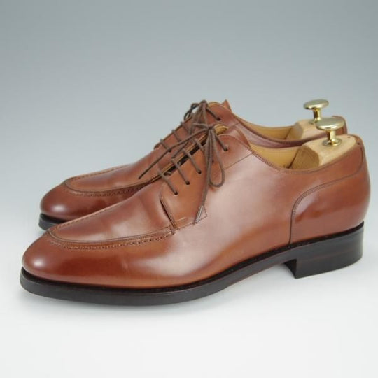 極美品★(スペイン製)YANKO/ヤンコ SIZE 7【グッドイヤーウェルテッド製法★Uチップ/104632】カーフ/茶/メンズ★h252