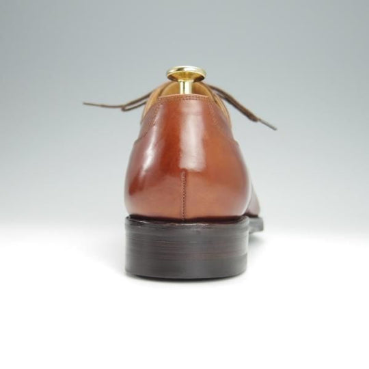 極美品★(スペイン製)YANKO/ヤンコ SIZE 7【グッドイヤーウェルテッド製法★Uチップ/104632】カーフ/茶/メンズ★h252