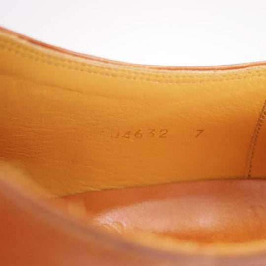 極美品★(スペイン製)YANKO/ヤンコ SIZE 7【グッドイヤーウェルテッド製法★Uチップ/104632】カーフ/茶/メンズ★h252