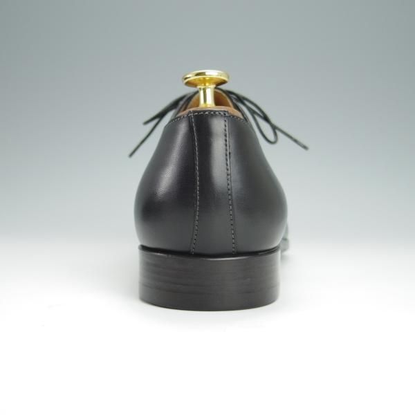 未使用★(伊)サントーニ SIZE 7.5【★ストレートチップ/9685】カーフ/黒/メンズ/Santoni★h253