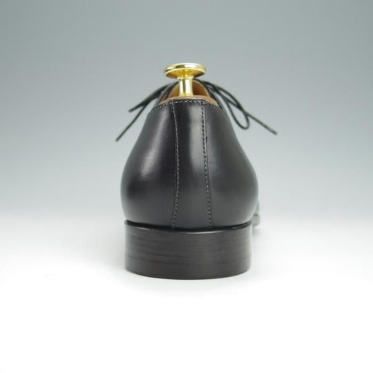 未使用★(伊)サントーニ SIZE 7.5【★ストレートチップ/9685】カーフ/黒/メンズ/Santoni★h253