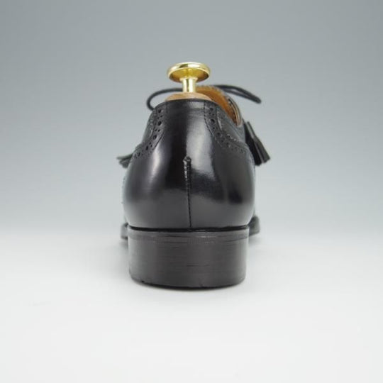 極上★三陽山長 SIZE 6.5【タッセル付き★ダービーシューズ/R309ラスト】カーフ/黒/メンズ/SanyoYamacho★h254