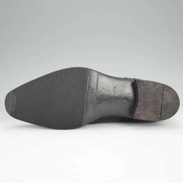 極上★三陽山長 SIZE 6.5【タッセル付き★ダービーシューズ/R309ラスト】カーフ/黒/メンズ/SanyoYamacho★h254