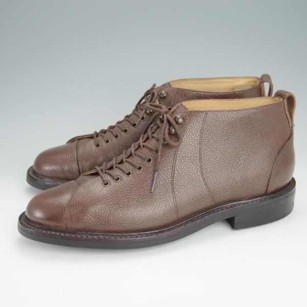 極美品★(英)グレンソン 8D【ダイナイトソール仕様★G-ONEライン/G1/モンキーブーツ】11242/グレインレザー/茶/メンズ/GRENSON★h255