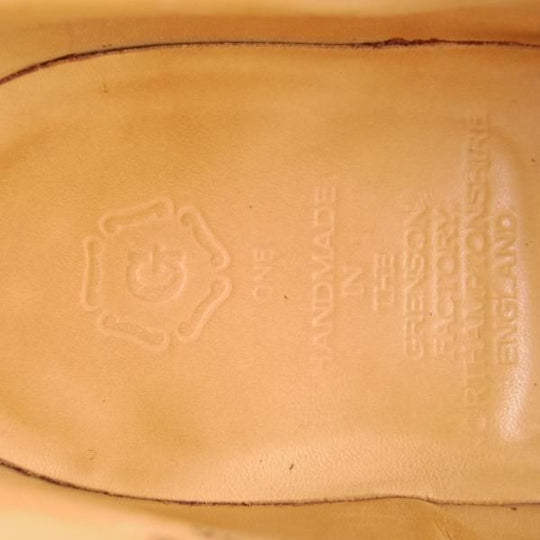 極美品★(英)グレンソン 8D【ダイナイトソール仕様★G-ONEライン/G1/モンキーブーツ】11242/グレインレザー/茶/メンズ/GRENSON★h255