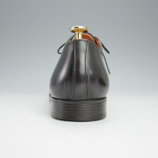 極美品★(伊)サントーニ SIZE 7【★ストレートチップ/11011】カーフ/灰〜黒/メンズ/Santoni★h256