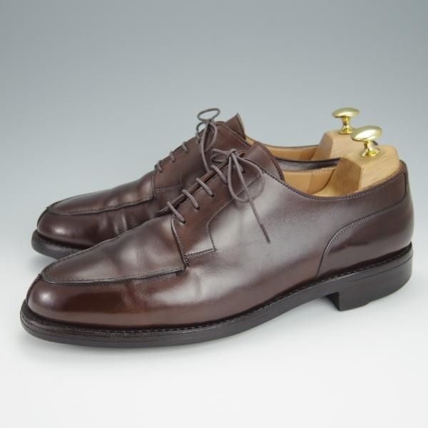 ★クロケット&ジョーンズ 8.5E【現行定価￥88,000-★モールトン/MORETON】リッジウェイソール/カーフ/濃茶/メンズ/Crockett&Jones★h260