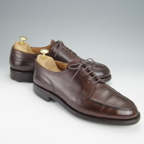 ★クロケット&ジョーンズ 8.5E【現行定価￥88,000-★モールトン/MORETON】リッジウェイソール/カーフ/濃茶/メンズ/Crockett&Jones★h260