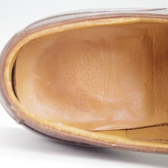 ★クロケット&ジョーンズ 8.5E【現行定価￥88,000-★モールトン/MORETON】リッジウェイソール/カーフ/濃茶/メンズ/Crockett&Jones★h260