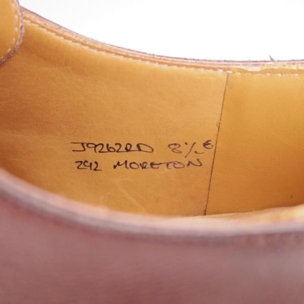 ★クロケット&ジョーンズ 8.5E【現行定価￥88,000-★モールトン/MORETON】リッジウェイソール/カーフ/濃茶/メンズ/Crockett&Jones★h260