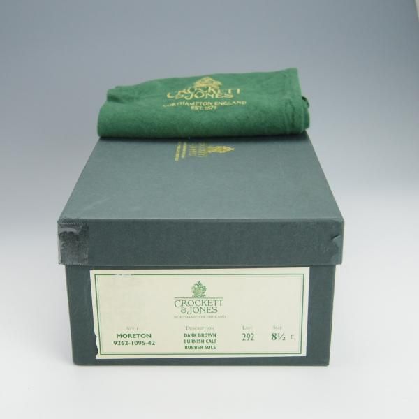 ★クロケット&ジョーンズ 8.5E【現行定価￥88,000-★モールトン/MORETON】リッジウェイソール/カーフ/濃茶/メンズ/Crockett&Jones★h260