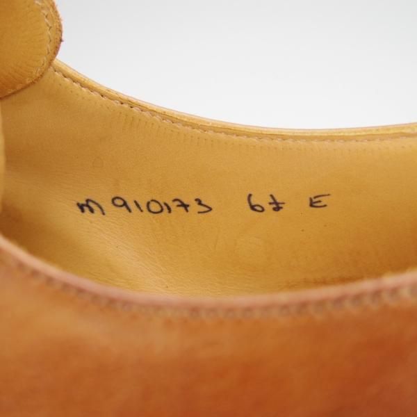 未使用★クロケット&ジョーンズ UK6/US6.5E【★(米)ラルフローレン別注/Ralph Lauren】モンクストラップ/カーフ/茶/Crockett&Jones★h261