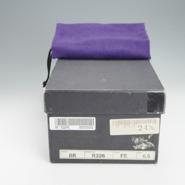 未使用★クロケット&ジョーンズ UK6/US6.5E【★(米)ラルフローレン別注/Ralph Lauren】モンクストラップ/カーフ/茶/Crockett&Jones★h261