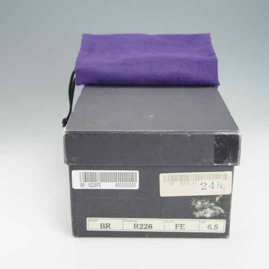 未使用★クロケット&ジョーンズ UK6/US6.5E【★(米)ラルフローレン別注/Ralph Lauren】モンクストラップ/カーフ/茶/Crockett&Jones★h261