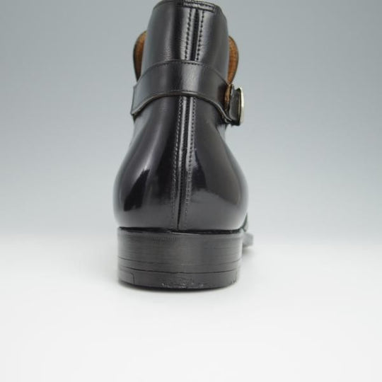 ほぼ未使用★チャーチ 65E/UK6.5【旧チャーチ★3都市ロゴ時代のジョッパーブーツ/黒】54ラスト/銀座ヨシノヤ別注/カーフ/Church's★h263