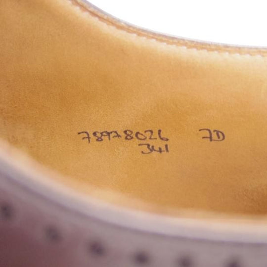 極上★クロケット&ジョーンズ UK6.5/US7D【貴重★ブルックスブラザーズ別注/Peal&co】341ラスト/カーフ/黒/メンズ/Crockett&Jones★h267