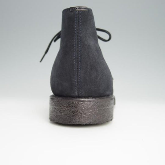 極美品★チャーチ 75F/UK7.5【定価￥102,300-★RYDER/ライダー】81ラスト/5都市ロゴ/チャッカブーツ/スエード/紺/メンズ/Church's★h268